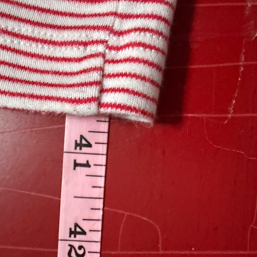 LAKE Pima Cotton Striped Pajama Pants Womens L Red White Loungewear Sleepwear - Picture 10 of 10